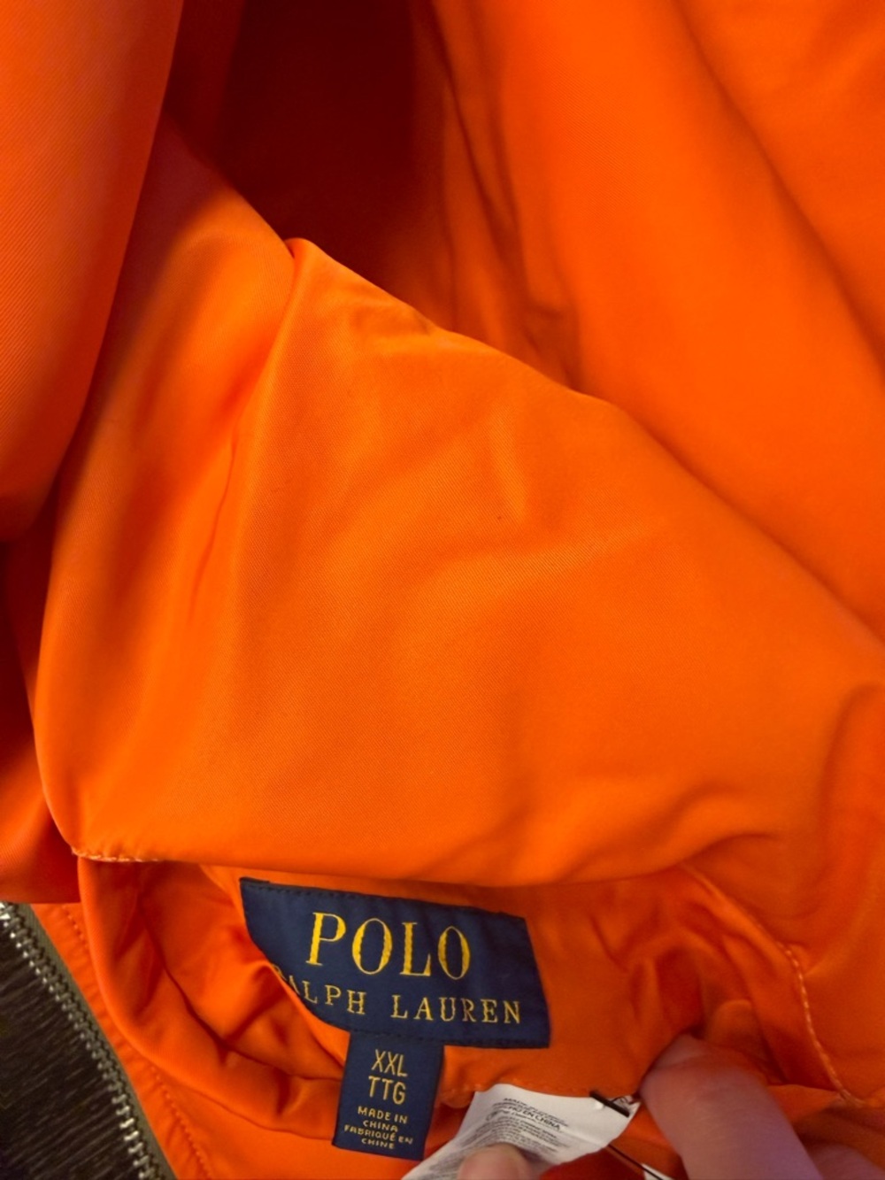 Ralph Lauren Olive Green Bomber Jacket with Patches - Picture 4 of 4